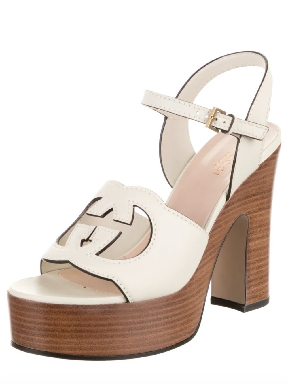 Barely worn Gucci platform sandals